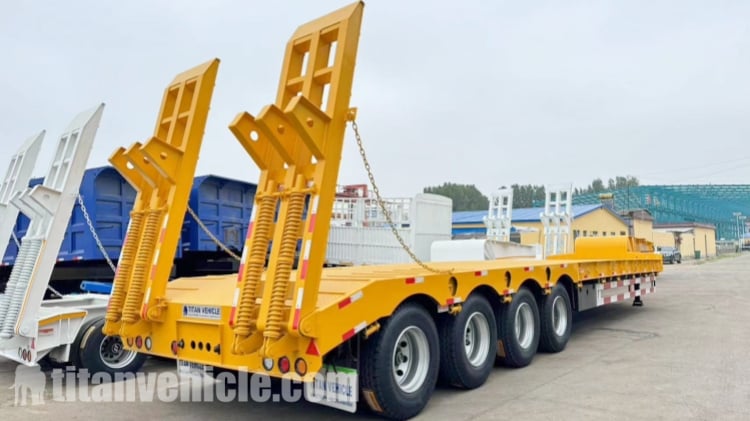 Low Bed Semi Trailer for Sale Low Bed Loader in Sierra Leone