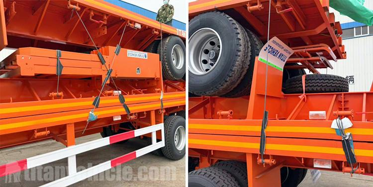 Tri Axle Trailer for Sale in Senegal Dakar