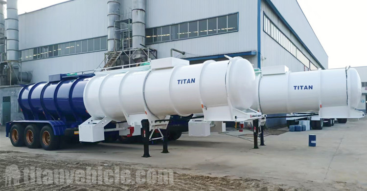 2 Units of Chemical Acid Tanker Trailers Ready Ship to Zambia