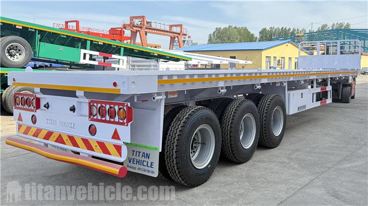 Tri Axle Flat Deck Trailer for Sale In Barbados