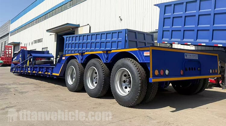 Tri Axle RGN Lowboy Gooseneck Trailer for Sale in Nigeria