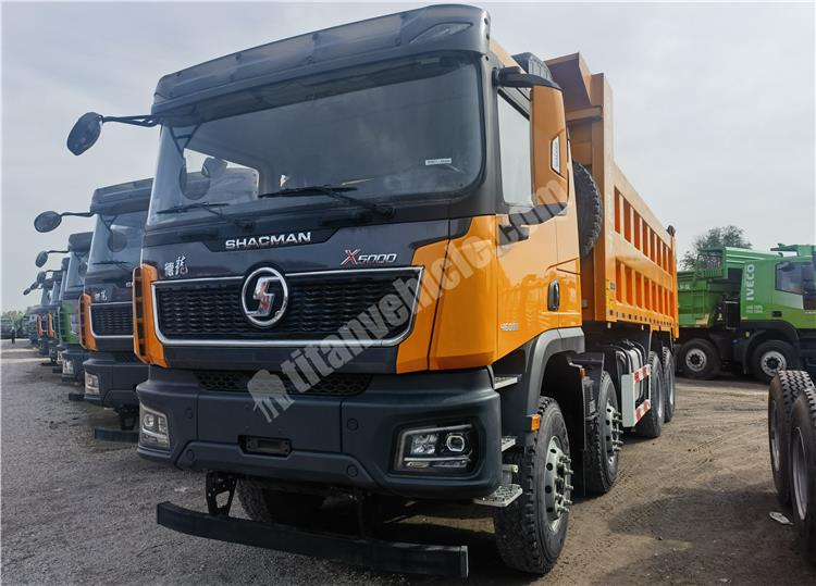 Used Shacman X5000 Dump Trtuck 8x4 for Sale In Tanzania