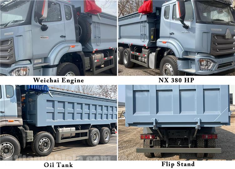 Hohan NX 380 Dump Truck 8x4 for Sale In Guyana