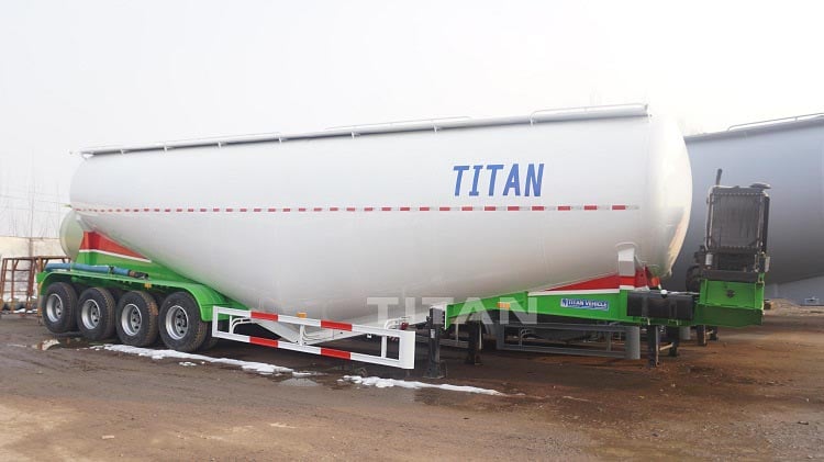 Tongya Feature dry bulk cement tanker trailer