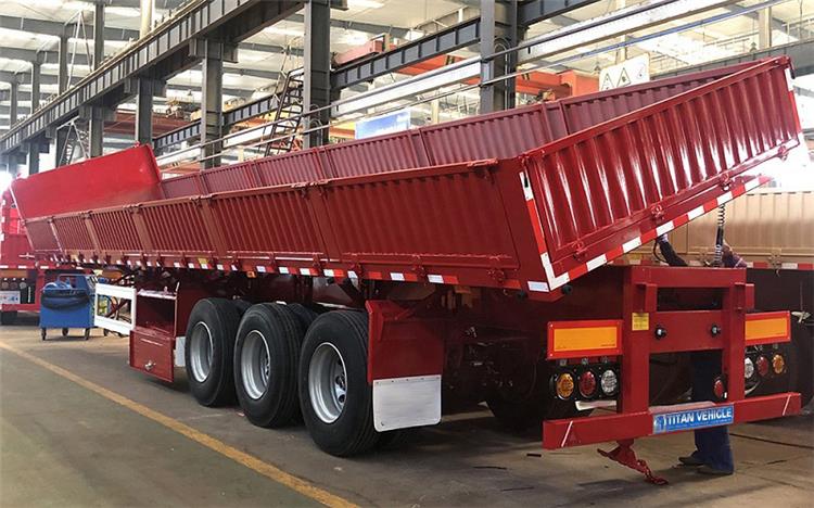 Tri Axle Side Dump Semi Trailer for Sale in Nigeria