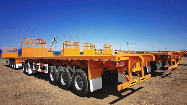 Superlink Trailer for Sale | Interlink Flatbed Semi Trailer - Tongya Vehicle