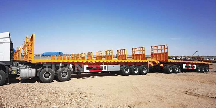 Superlink Trailer for Sale | Interlink Flatbed Semi Trailer - Tongya Vehicle