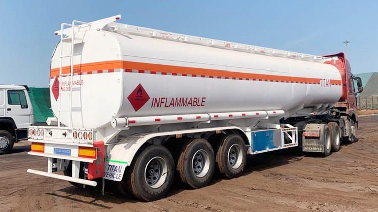 Price of 42000 L Oil Tanker Trailer for Sale in Ghana