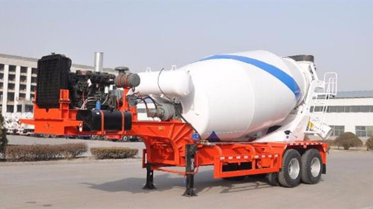 1.75 Cubic Yard Portable Cement Mixer Trailer for Sale