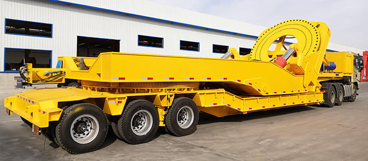 wind blade adapter trailer