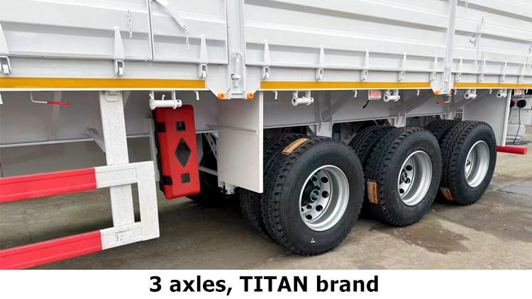 Triaxle Grain Trailer with Bulk Sides