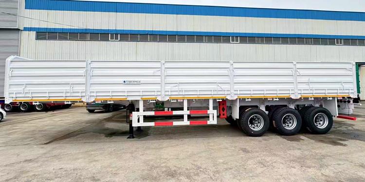 Triaxle Grain Trailer with Bulk Sides