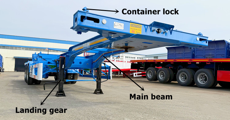 Tri Axle Container Chassis Price in Panama