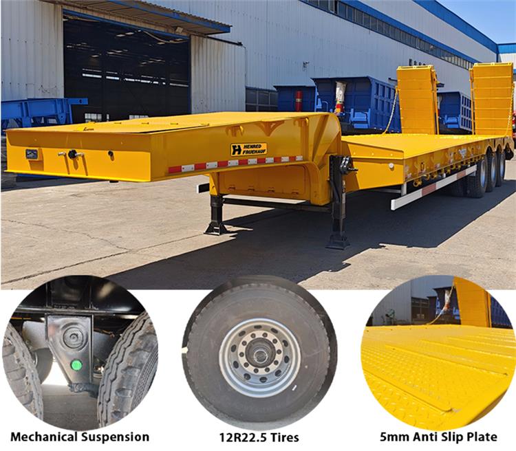 Henred Low Bed Trailer for Sale In Zimbabwe - Henred Fruehauf Trailers Prices