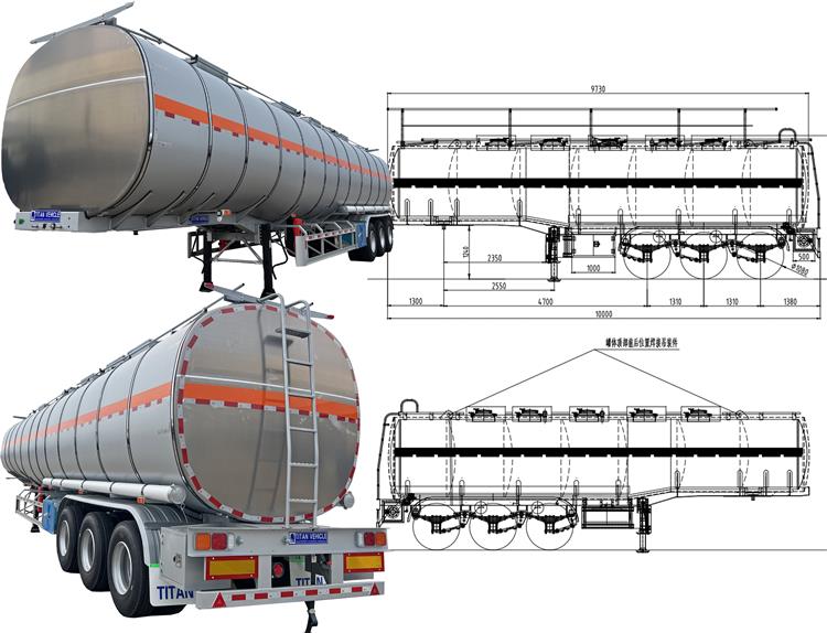 Stainless Steel Tanker Trailers for Sale | Stainless Tanker Trailer for Sale In Jamacia