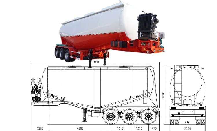 Dry Bulk Trailer | Bulk Cement Tanker Trailer for Sale in Jamaica