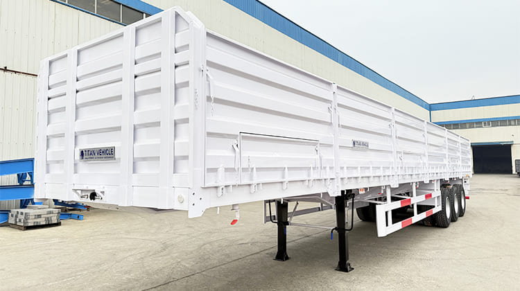 Bulk Cargo Sidewall Semi Trailer Price | Grain Trailer for Sale in Zimbabwe