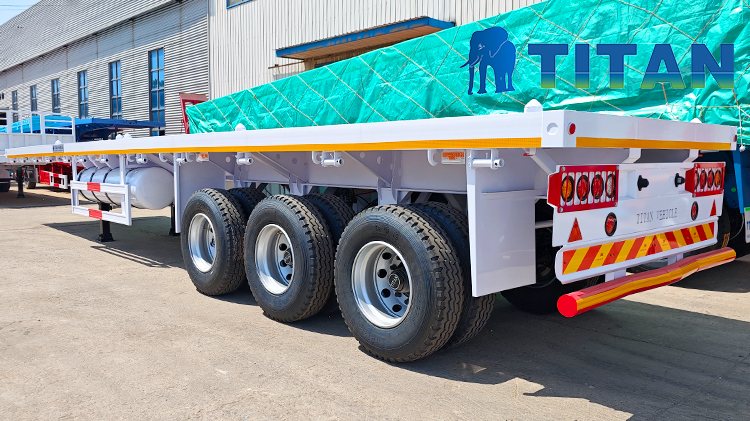 40 Ft Tri Axle New Flatbed Trailer for Sale Near Me in Nigeria