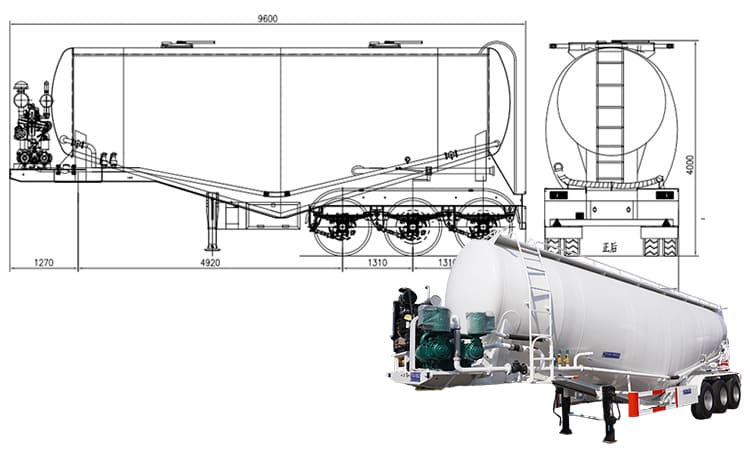 Cement Tanker Trailer Price for Sale with Work | Pneumatic Bulk Cement Transport Truck Vehicle for Sale in Nigeria