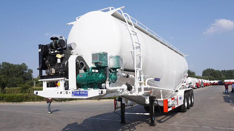 Cement Tanker Trailer Price for Sale with Work | Pneumatic Bulk Cement Transport Truck Vehicle for Sale in Nigeria