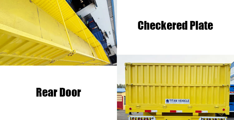 Tri Axle Cargo Sidewall Semi Trailer for Sale in Angola