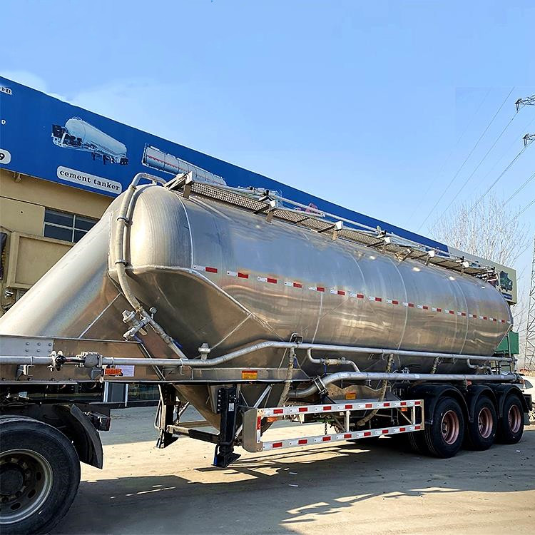 3 Axle Aluminium Allloy Flour Wheat Trailer