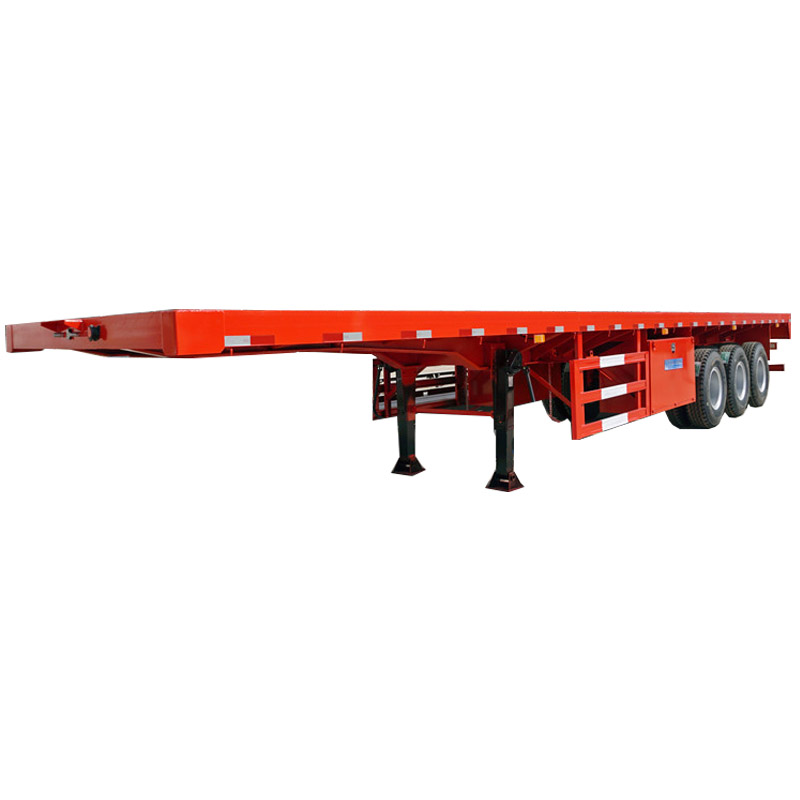 Tri Axle 40 Feet Flatbed Semi Trailer