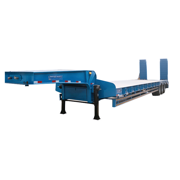 Tri Axle 80T Low Loader Semi Trailer