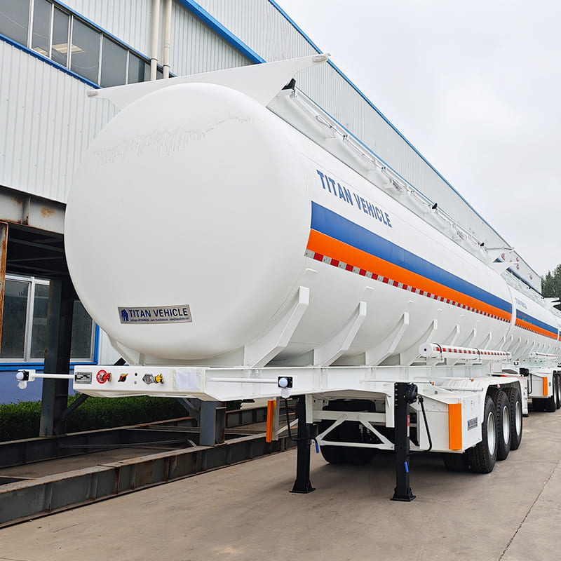 42000 Liters Diesel Chemical Tanker Trailer