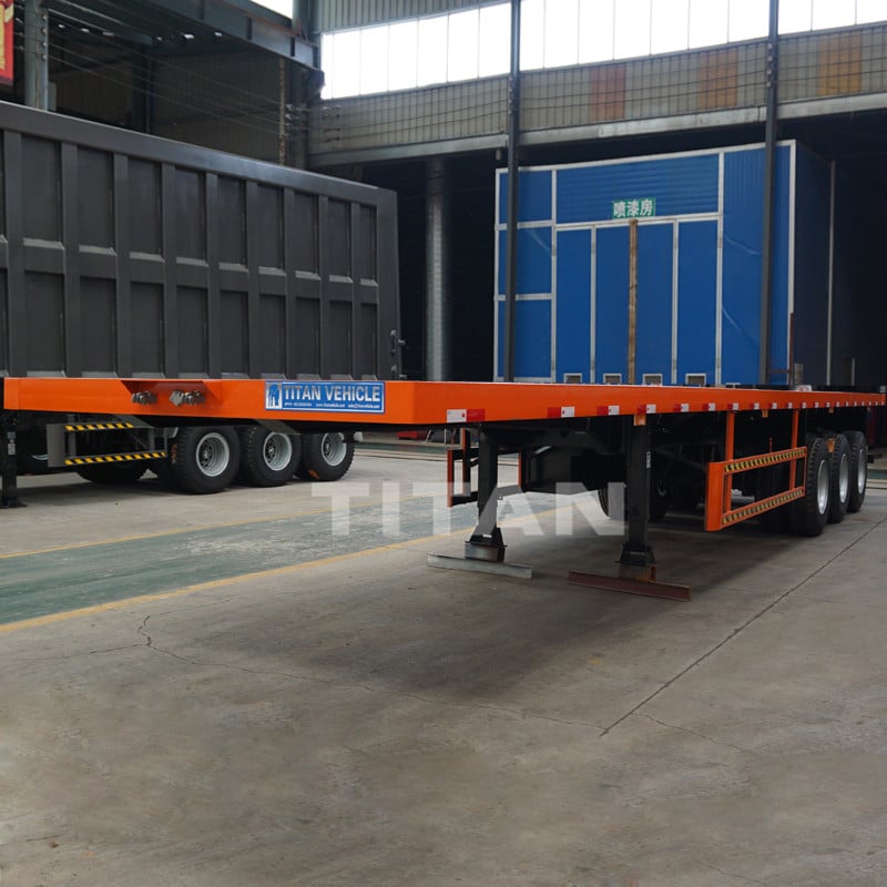 tri axle flatbed trailer for sale