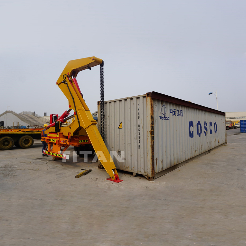 container load trailer self loader for sale