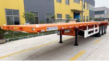 12M Tri Axle Flatbed Trailer for Sale